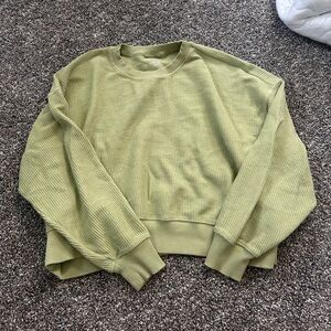 Aerie cropped crew neck